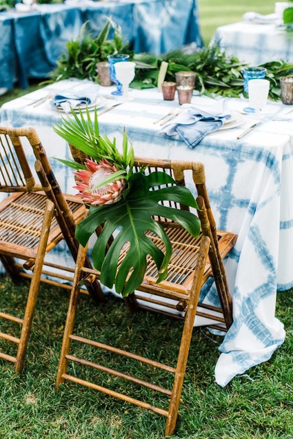 Protea chair flowers Inspiration