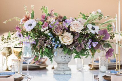 Dusty pastel flowers