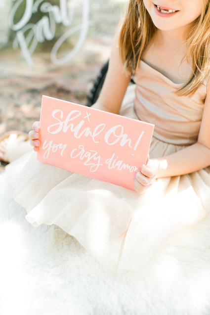 Boho rock n' roll kids birthday party