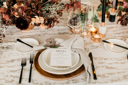 Modern place setting Inspiration