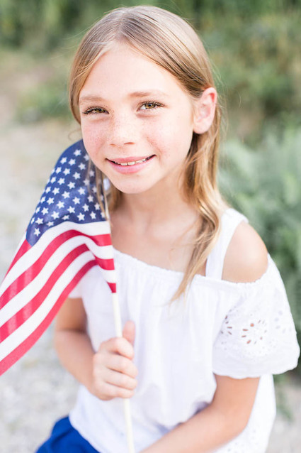 4th of July kids styled shoot