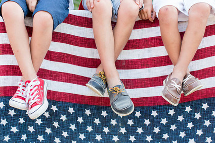 4th of July kids styled shoot