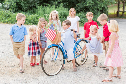 4th of July kids styled shoot