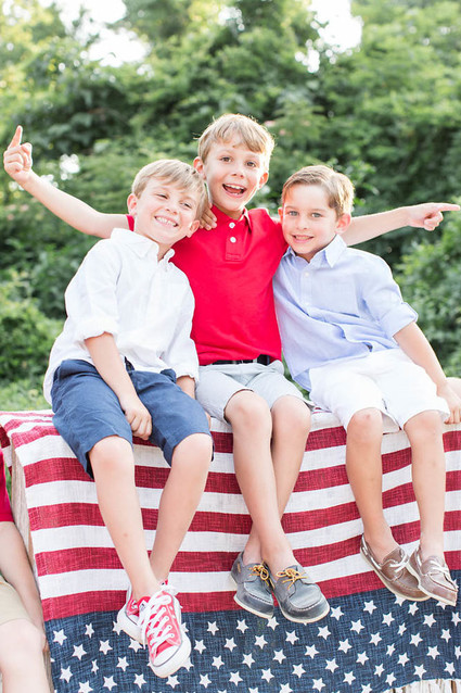 4th of July kids styled shoot