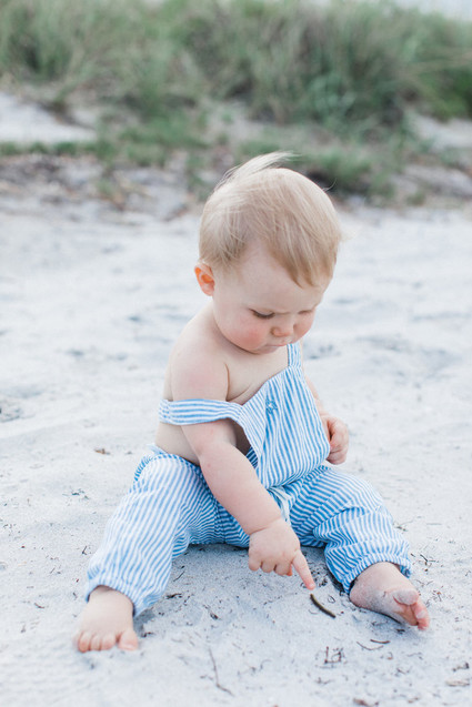 Summery matching sibling photos on the beach