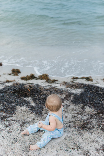 Summery matching sibling photos on the beach