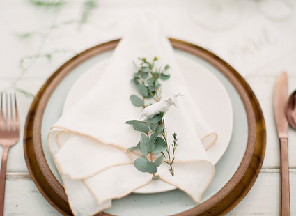 Pretty, rustic baby shower