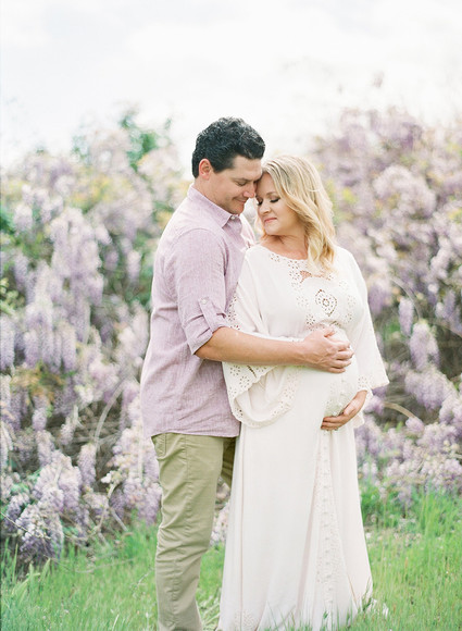 Wisteria maternity photos
