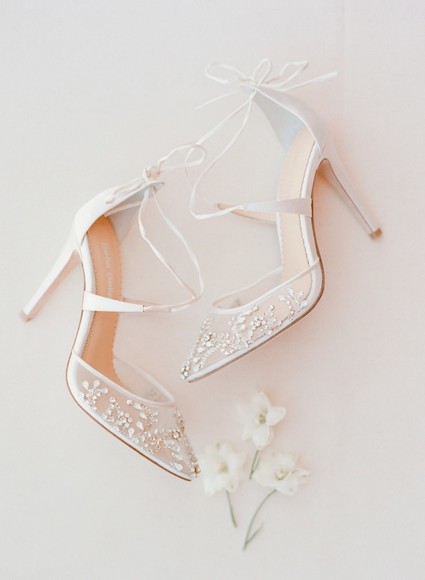 blush wedding shoes