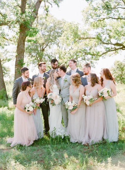 rustic pastel oklahoma wedding
