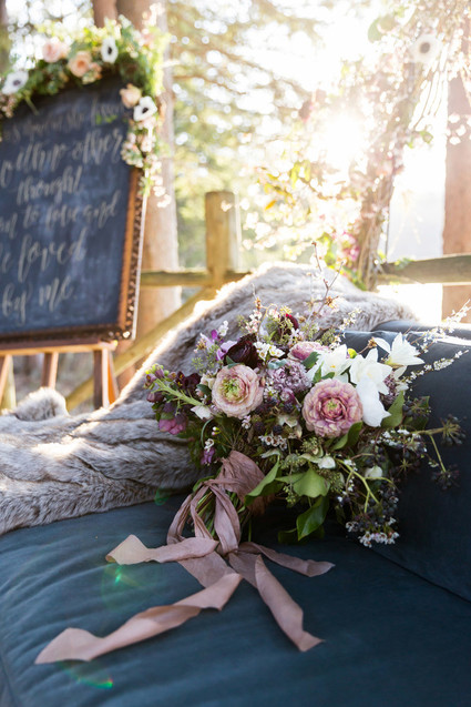 romantic fall bridal bouquet