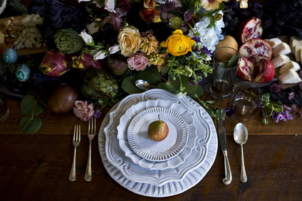 pear place setting