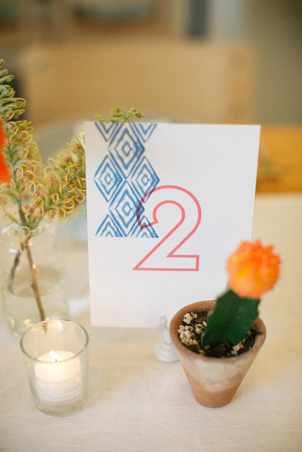 modern table number
