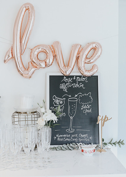 Boho girl's baby shower