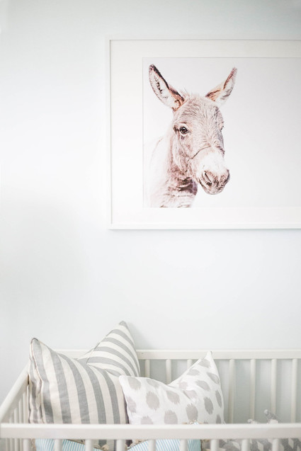 Neutral white nursery design Inspiration