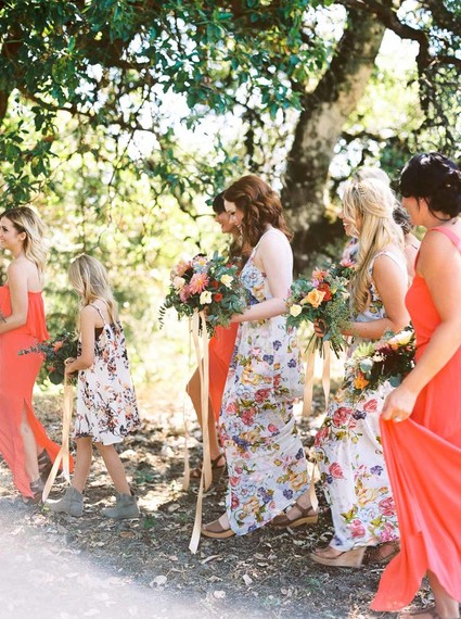 Colorful summer Big Sur wedding at Redwood Ridge Estate Inspiration