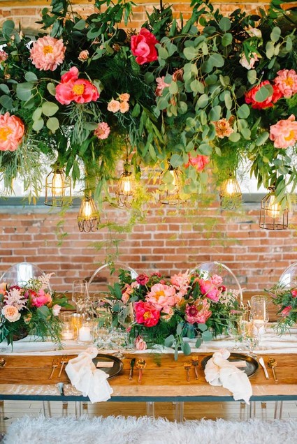coral peony wedding ideas
