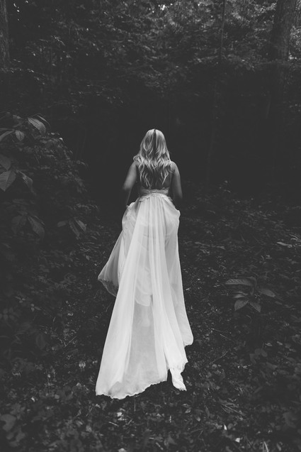 dramatic bridal portraits