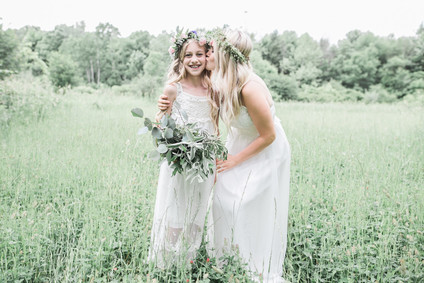 Earthy summer wedding in Michigan