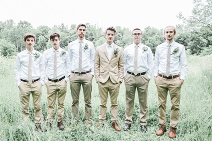 Earthy summer wedding in Michigan