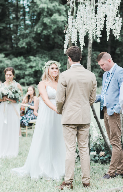 Earthy summer wedding in Michigan