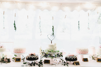 wedding dessert table