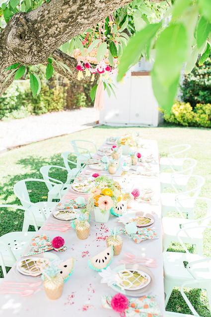 Tutti Frutti tropical second birthday