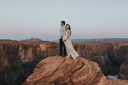 Horseshoe Bend maternity photos Inspiration