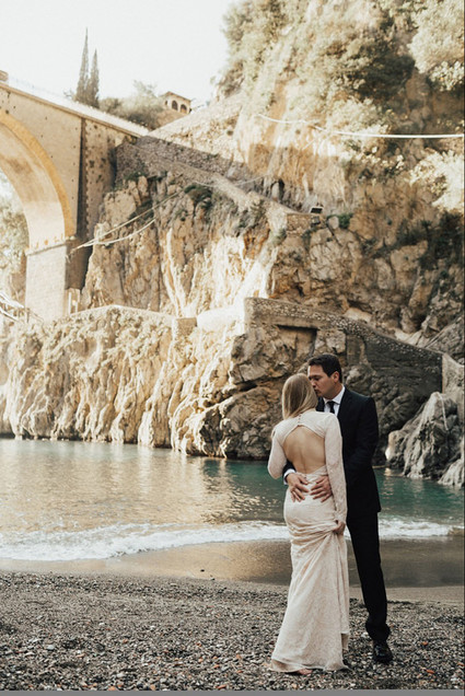 intimate Amalfi Coast elopement in Furore