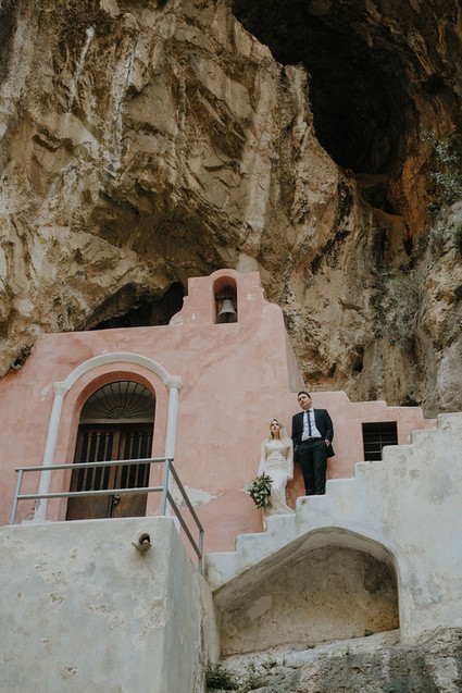 intimate Amalfi Coast elopement in Furore