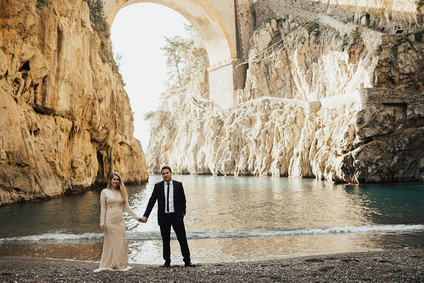intimate Amalfi Coast elopement in Furore