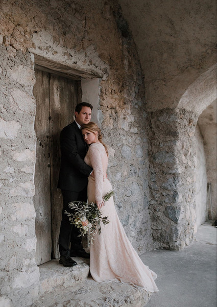 intimate Amalfi Coast elopement in Furore
