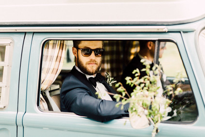 vw van in wedding