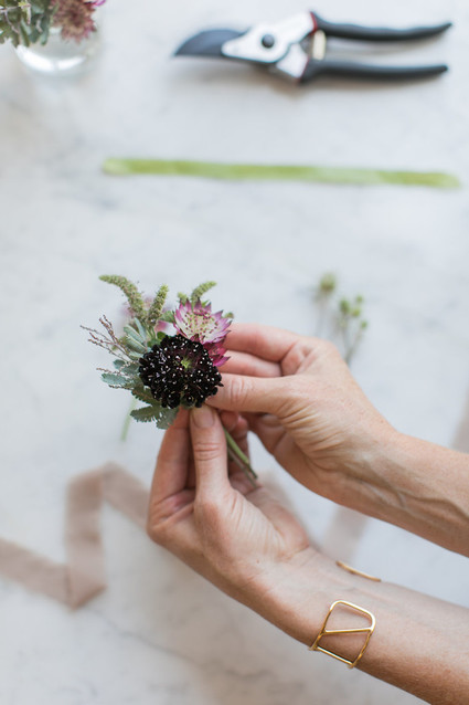 DIY Fall boutonnière