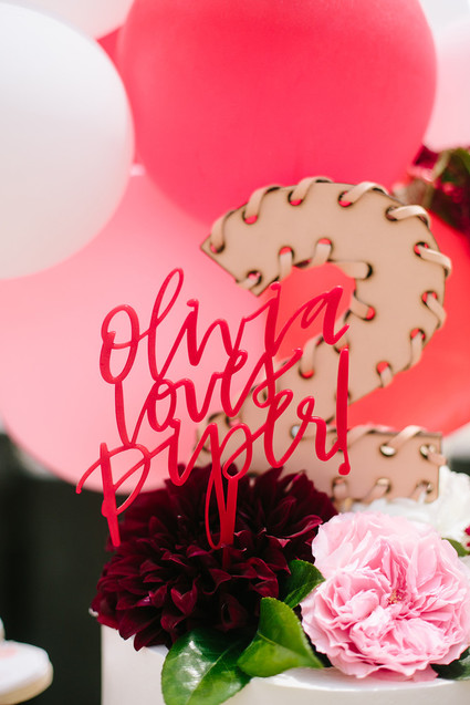 Olivia the Pig second birthday party Inspiration