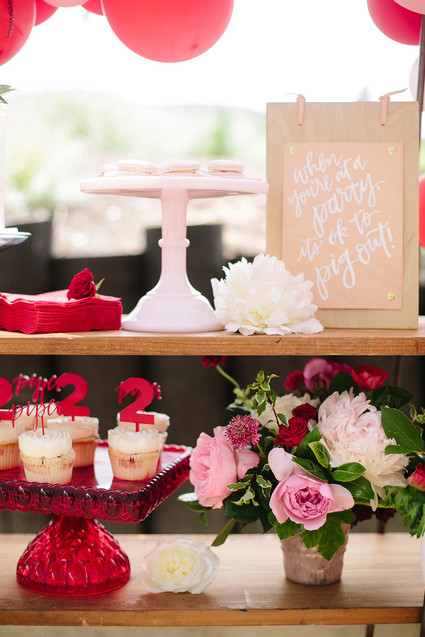 Olivia the Pig second birthday party Inspiration