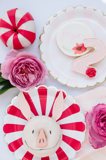Olivia the Pig second birthday party Inspiration
