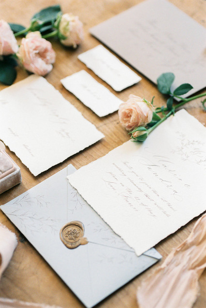 french inspired wedding invites