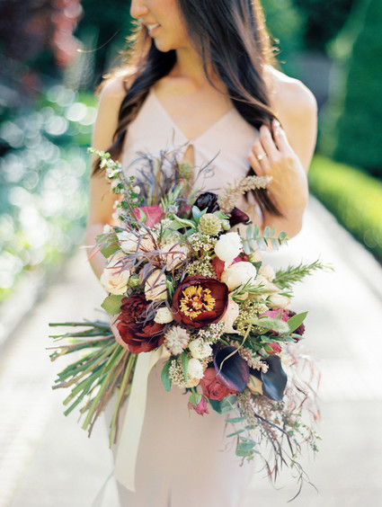 Gorgeous tree peony bouquet