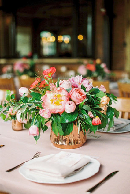 peony-inspired baby shower