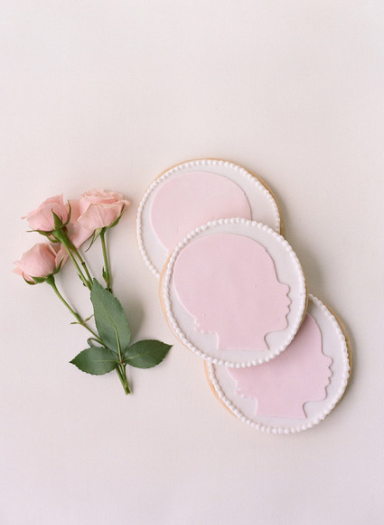 baby silhouette cookies