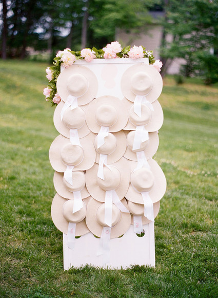 straw hat party favors Inspiration