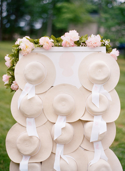 straw hat party favors Inspiration