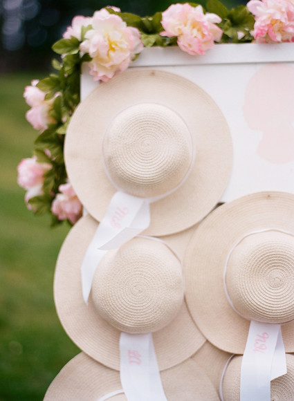 straw hat party favors Inspiration