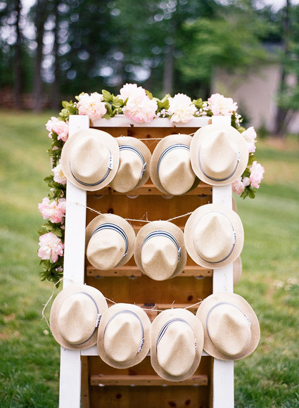 straw hat party favors Inspiration