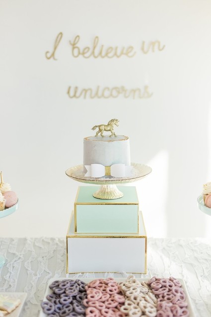 unicorn birthday cake