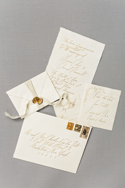 Elegant wedding invitations