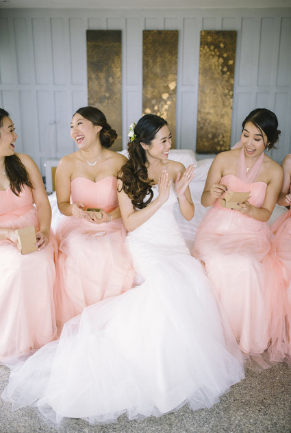blush bridesmaid dresses