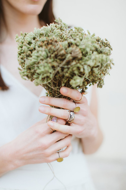 dried oregano bouquet in Italy