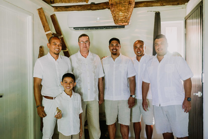 rustic tropical all white wedding in Tulum